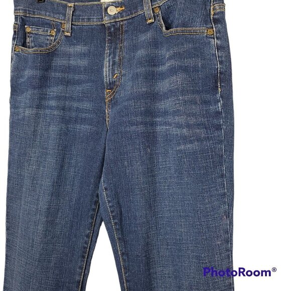 🔥051 Levi's 515 High Waist Bootcut Blue Jeans - Picture 4 of 12